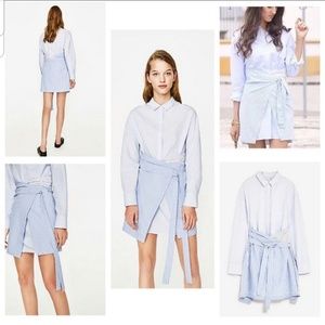 Zara Stripe Wrap Dress